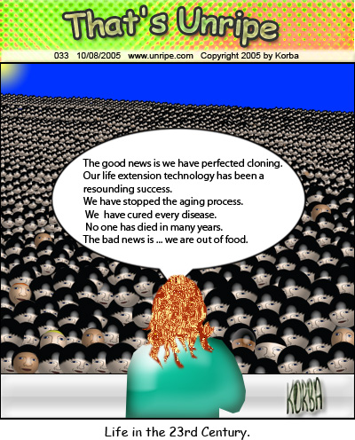 cartoon 33, 23rd century life